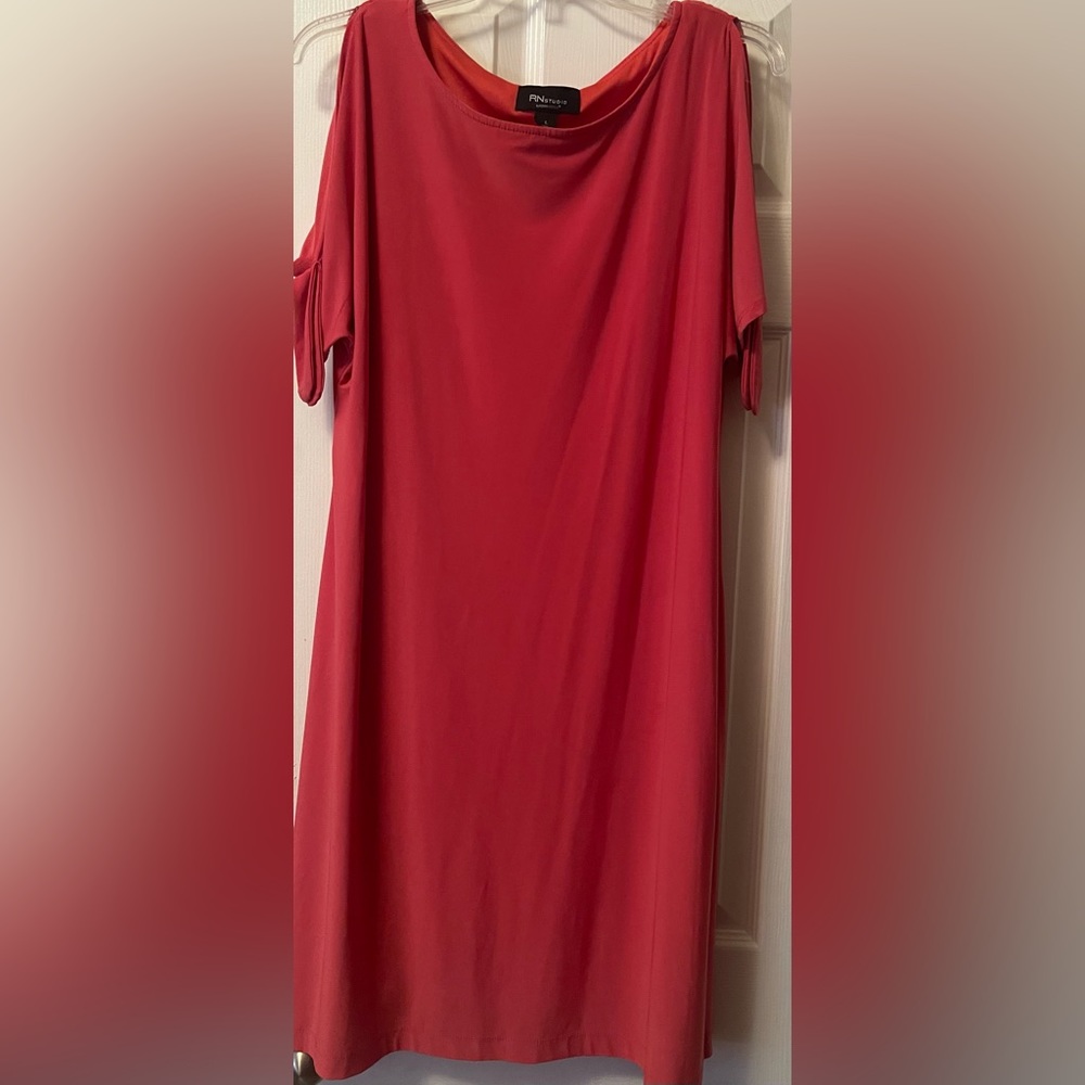Nice Orange knee length dress